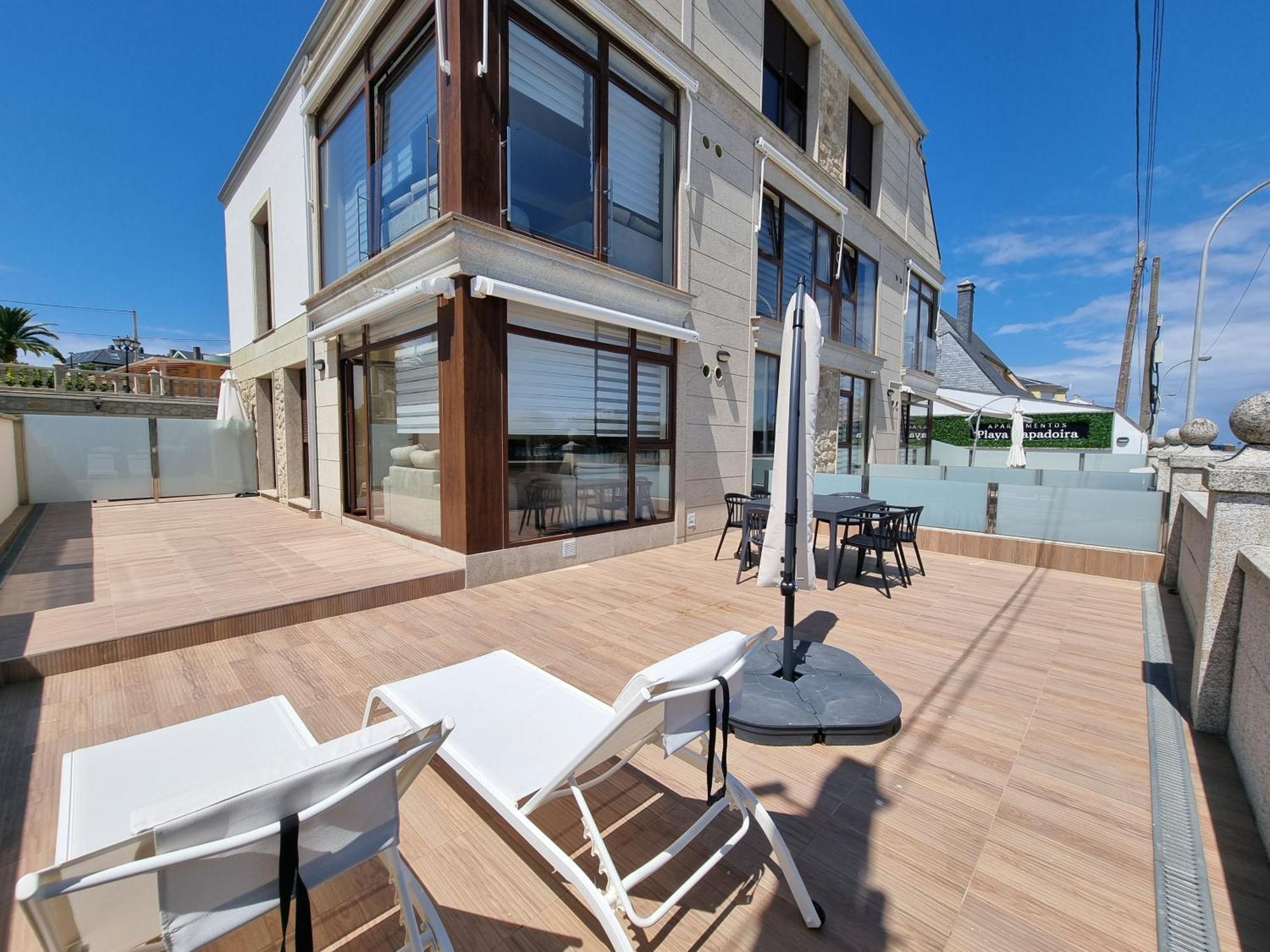 Foz Apartamentos Playa Rapadoira Exterior foto